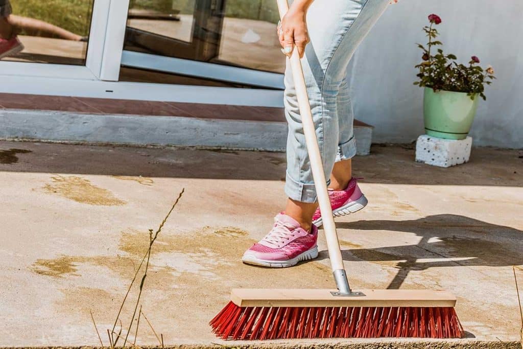 sweeping-sidewalk